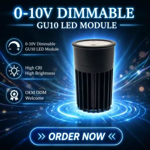 0-10V Dimmable GU10 LED Module 12W GU10 Downlight CE RoHS 15W China Manufacturer Commercial Hotel Residential Lighting
