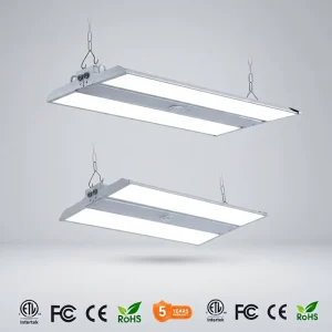 0-90° Adjustable Sensor of Linear High Bay Light IP25 Aluminum Body Smart Linear Warehouse Garage Office Factory