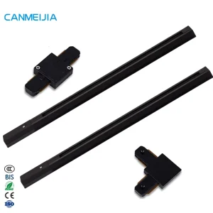 0.5M 1M Aluminum Rail Straight L Shape Connectors Track Box Accessories Track Light Rail for LED Rail Track Lights Spotlight