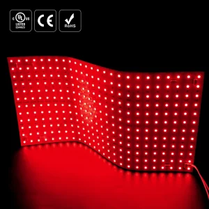 1-LED Cuttable Flexible LED Backlight Sheet 24V Red Light Panel for Marble Countertop and Signage and Irregular Shape Backlit Deco