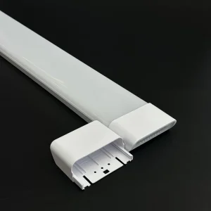 1.2m*75mm Modern Indoor Square Iron Case LED Batten Light Kit Shell Purification Fixture Housing PC Milky Diffuser Cover