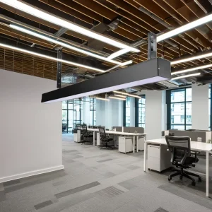 1.8m 60W Indoor Office LED Batten Library Lamp Suspension Linear Light CE Certified 0-10V Dimmable 3 Year Warranty