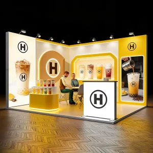 10*20ft Quick Setup Modern Exhibition Booth Stand Portable Aluminum Trade Show Equipment Display Light Box Exhibition Booth