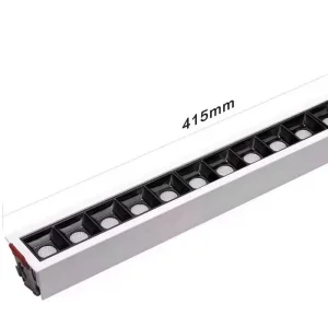 10*2W 5*2W Recessed Grille Lights Ceiling Housing Grille Linear Light for Retail Shop