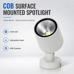 10 60W COB LED Architectural Facade Spotlight Aluminum IP65 Waterproof Custom for Outdoor Building Landscape Projects