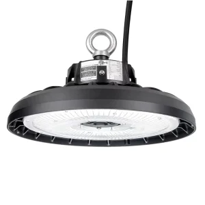 100 347V 277V 120V 3 Wattages 3 CCT Changeable 160lm w LED UFO Bay Light for Warehouse Indoor Using 100W 150W 200W 240W