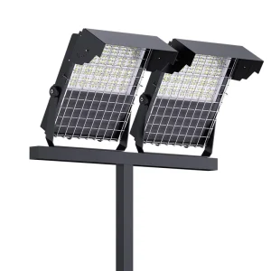 100 400w Outdoor Engineering Custom Commercial Lighting Waterproof Ip66 Floodlight With Visor Sport Tennis 100x60degree