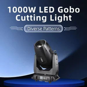 1000W LED Profile Moving Head Light CMY CTO Color Mix 150mm Lens 5 55° Zoom 4 Razor Cutting Blades Theater Stage Lights