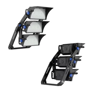 1000W SMD3030 Motion Sensor Photocell Day Night Switch Automatic IP66 Outdoor LED Flood Lights for Parking Lot Safety