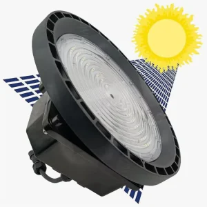 1000W UFO Floodlight Aluminum LED High Bay Solar Power Indoor Light for Industrial Factory Canopy Outdoor RGB Stadium Garden