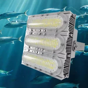 1000W cyan Waterproof LED Fishing Lights Night Lamp for Ocean Boat Attract Squid with Flood Lights