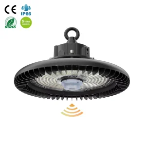 100W 120W 150W 180W 200W CCT Switchable Wattage Warehouse LED High Bay Light with Sensor