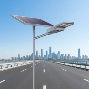 100W 120W 150W All in Two Integrated Solar Street Light IP66 Waterproof LED with LiFePO4 Battery & Motion Sensor for Outdoor Use