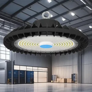 100W 150W 200W 240W 300W Dimmable 180lm/W IP65 UFO High Bay Light 3000K-6500K CRI 70