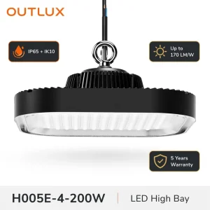 100W 150W 200W IP65 Round UFO LED High Bay Light Warehouse Workshop Highbay Lamp