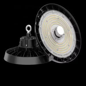 100W 150W 200W Isolated LED High Bay Lights UFO Round LED Driver for Chips UFO Lighting 100W Highbay Warehouse Lighting