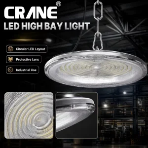 100W 200W 300W 400W LED Solar High Bay Light for Industrial Warehouse