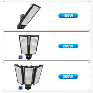 100W 200W 300W LED Parking Lot Light Dusk to Dawn Photocell Security Light IP67 Waterproof for Yard Warehouse Stadium