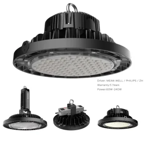 100W 200W 300W LED UFO High Bay Light with Sensor for Warehouse Factory Workshop Lighting