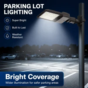 100W 200W AC IP65 Outdoor All-in-One Street Lights LED Motion Sensor Dimmable Aluminum Construction