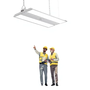100W-300W 3CCT&3WATT Motion Sensor 2ft/3ft Linear High Bay for Workshop Panel Garage Warehouse Shop