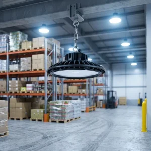 100W Aluminum UFO High Bay Light IP65 150LM/W 5000K for Industrial Warehouse & Factory