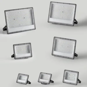 100W COB LED Floodlight 6000K IP65 Waterproof Flame Proof Outdoor Spotlight Light Sensor App Control Energy Saving for Sports