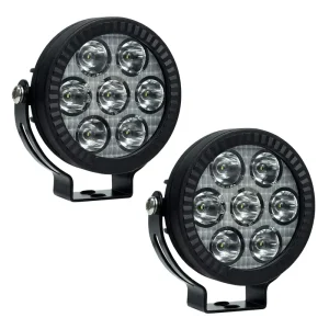 100W IP67 Waterproof Yellow LED Fog Driving Light 5 Inch Universal Truck Road Car Bike Motorcycle Auxiliary Spotlight New 12V
