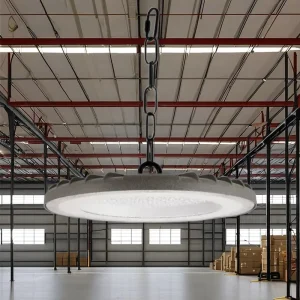 100W Indoor Warehouse Dimmable Industrial Lighting LED UFO High Bay Light Linear Light