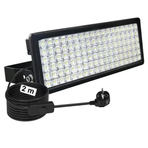 100W LED Flood Light Outdoor Wide Voltage 85 305V Plug & Switch Cool White IP67 Waterproof Engine Generator Industrial Engine
