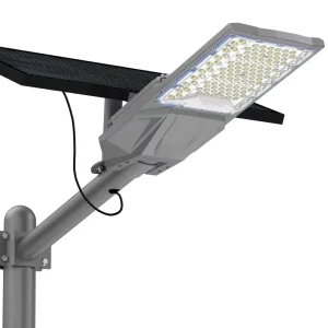 100W LED IP66 Solar Flood Light Residential Grade 65000mAh Battery + 80W Solar Panel 10 15M Mounting Height 3 Year Warranty