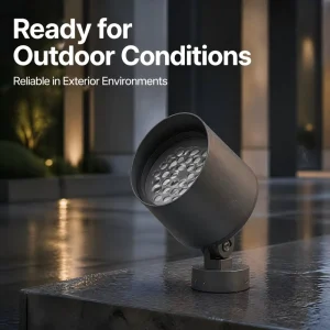 100W SMD LED Beam Wall Spotlight IP66 Waterproof AC Outdoor Column Light for Park Building Facade and Landscape Lighting