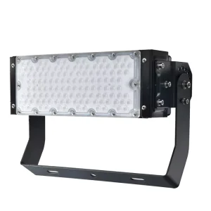 100W SMD3030 Efficient IP65 Waterproof Reflector Control System Area Safe Commercial Exterior LED Flood Lights for Gas Station
