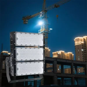 100W to 1200W Modular Led Flood Light Outdoor High Power Stadium Lighting for Construction Site Tower Crane Projects