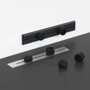 100cm Power Strip Surface Mount Sliding Socket 3 Outlets USB Charging UK US Schuko Socket Glass 16A for Kitchen Use