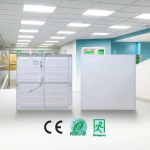 100lm W 600x600mm 40W Recessed Direct Lighting Commercial Indoor Home Office Ceiling Led Flat Panel Surface Mount IP44 Dimmable