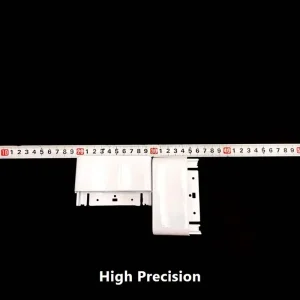 100mm Curved LED Purification Light End Caps Metal Linear Batten Housing Kit Clean Room Light Covers