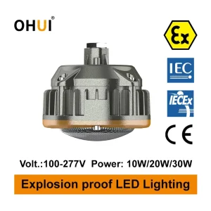 10W 20W 30W IP68 ATEX Explosion Proof LED Lighting Flameproof Anti Corrosion for Hazardous Location Zone 1 2 Zone 21 22