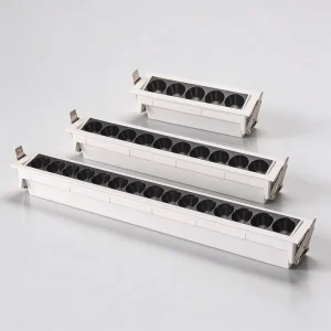 10W 20W 30W Modern Lighting SMD Lamp Aluminum White Black LED Grille Downlight for Home