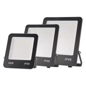 10W 300W Slim Vertical Design Max30000 Lumen Ip66 Waterproof Lighting Fixture Led Floodlight Commercial Outdoor DOB Flood Light
