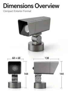 10W DMX LED Flood Lamp Outdoor Landscape IP66 High Bright Multi Mount Flood Light 5 Year Warranty CRI 90 App Control