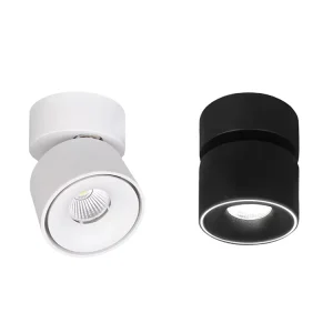 10W LED Spotlight 12W LED Ceiling Light for Living Room in White and Black Shades