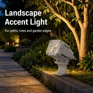 10W LED Washer Floodlight Waterproof RGB Aluminum Spotlight Lamp for Garden & Park IP66 Rating Outdoor Landscape Lighting