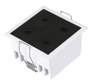 10W Square LED Mini Spotlight 4 Hole Anti Glare UGR<19 High Brightness IP44 European Design for Home Hotel Use