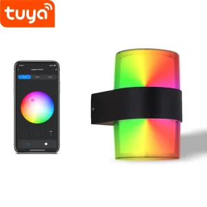 10W Tuya Smart Lamp Night Light Wall Lamp Smart APP Remote Led Lights Room Decoration LED Wall Lamp RGBW