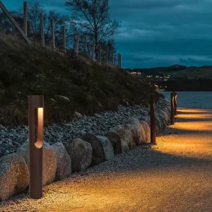 10W Waterproof Outdoor Minimalist COB Street Light IP65 220V Park and Garden Lamp for Courtyard Villa Lawn Garden Landscape