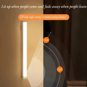 10cm 20cm 30cm 50cm Rechargeable LED Kitchen Cabinet Lighting Wireless Motion Sensor Night Light 3000K 6500K