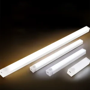 10cm 20cm 30cm 50cm Rechargeable LED Under Kitchen Cabinet Lighting Wireless Motion Sensor Night Light Cabinet Light