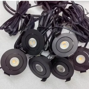 10pcs Set Slim SpotLight 3W 12V Modern Customizable Recessed Installatie Remote Control Brightness Adjustable Display Cabinet