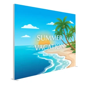 10x10ft Aluminum Frame Waterproof Double-Sided Advertising Foldable Tool-Free LED SEG Illuminated Light Box Display